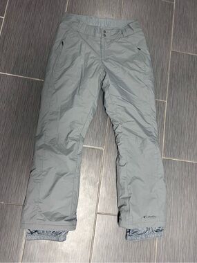 Columbia Gray Insulated Ski/Snow Pants